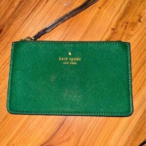 Kate Spade Emerald Green Clutch